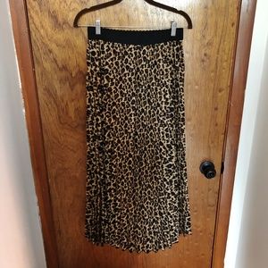 Leopard Midi Skirt